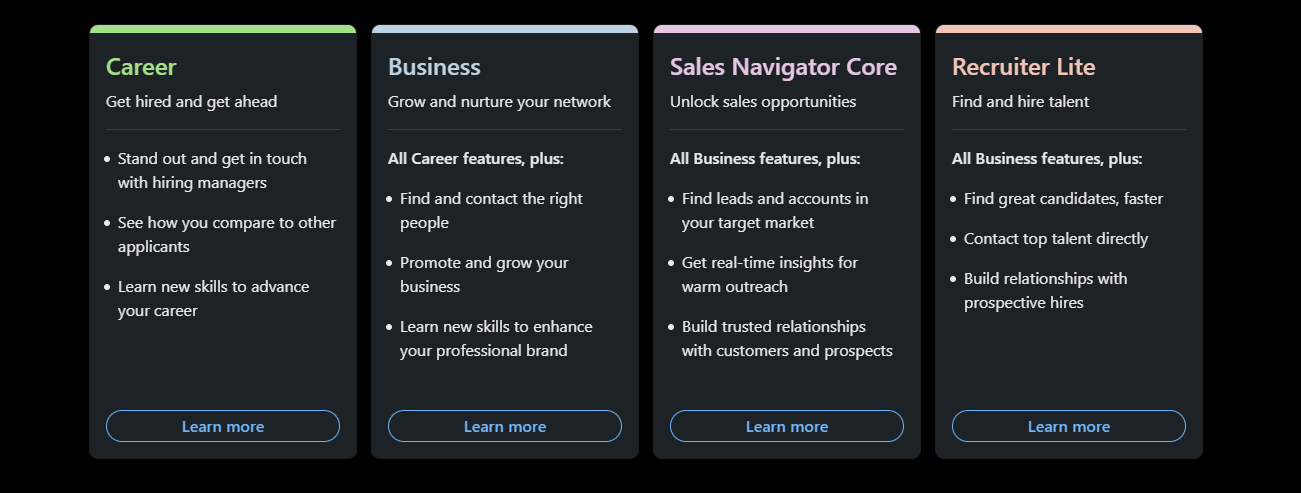 tarif linkedin sales navigator